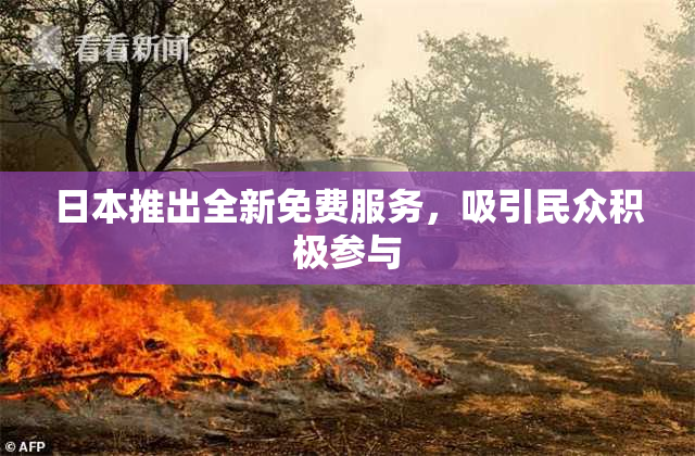 日本推出全新免费服务，吸引民众积极参与