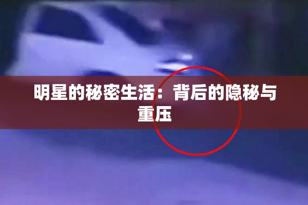 明星的秘密生活：背后的隐秘与重压