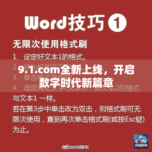 9.1.com全新上线，开启数字时代新篇章