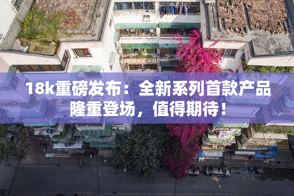 18k重磅发布：全新系列首款产品隆重登场，值得期待！