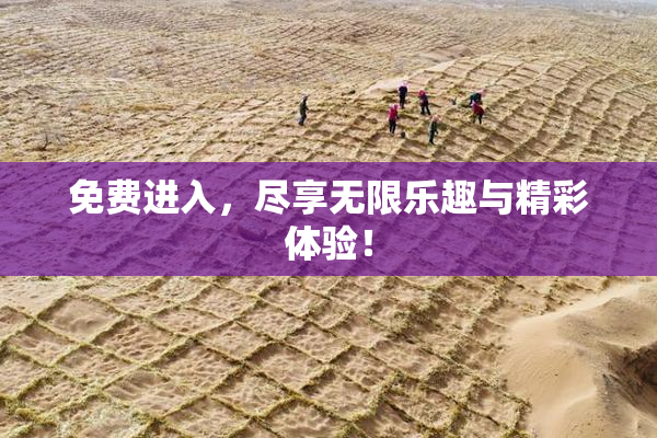 免费进入，尽享无限乐趣与精彩体验！