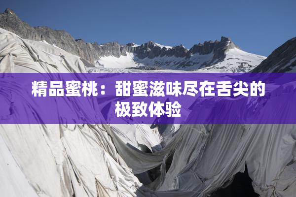 精品蜜桃：甜蜜滋味尽在舌尖的极致体验