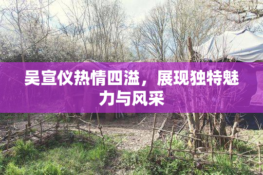 吴宣仪热情四溢，展现独特魅力与风采