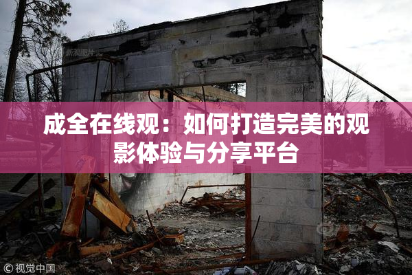 成全在线观：如何打造完美的观影体验与分享平台