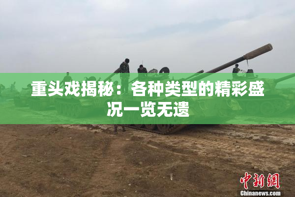 重头戏揭秘：各种类型的精彩盛况一览无遗