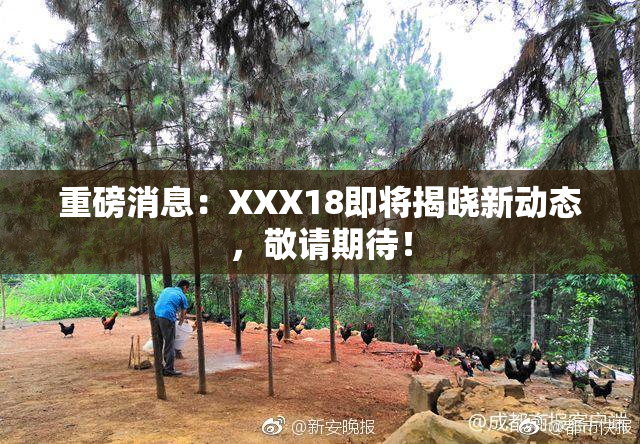 重磅消息：XXX18即将揭晓新动态，敬请期待！
