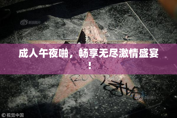 成人午夜啪，畅享无尽激情盛宴！