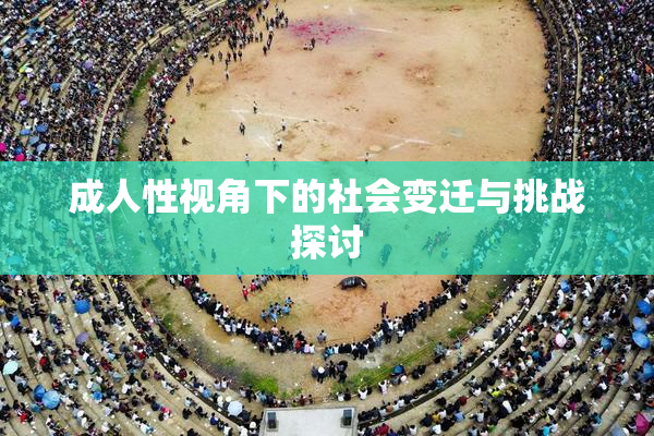成人性视角下的社会变迁与挑战探讨