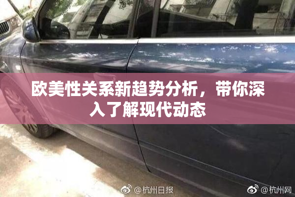 欧美性关系新趋势分析，带你深入了解现代动态
