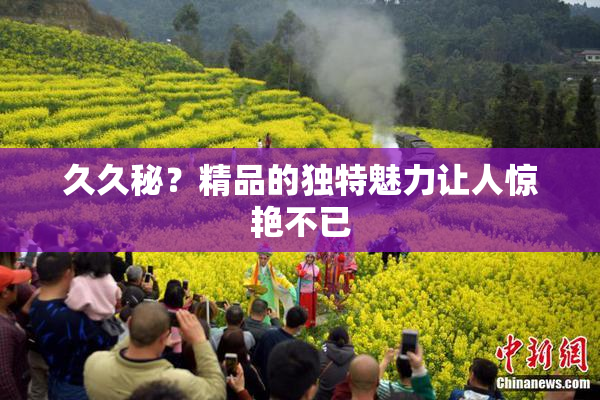 久久秘？精品的独特魅力让人惊艳不已