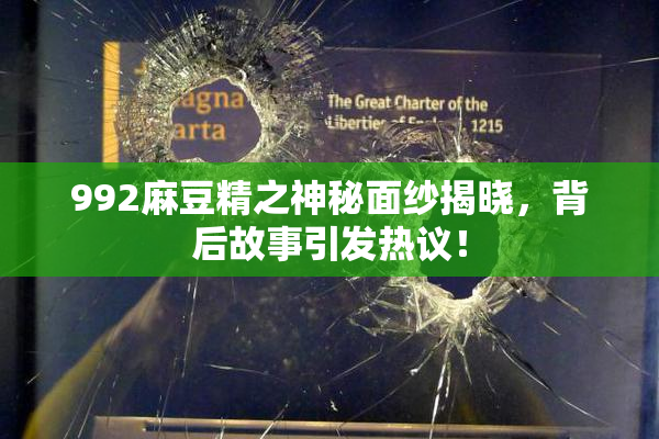 992麻豆精之神秘面纱揭晓，背后故事引发热议！