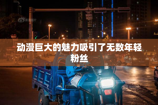 动漫巨大的魅力吸引了无数年轻粉丝