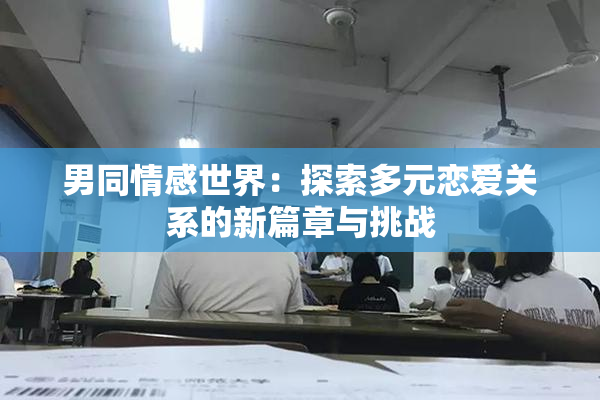 男同情感世界：探索多元恋爱关系的新篇章与挑战