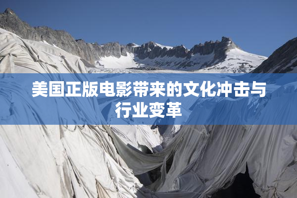 美国正版电影带来的文化冲击与行业变革