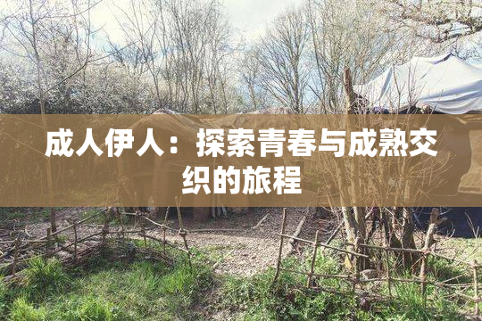 成人伊人：探索青春与成熟交织的旅程