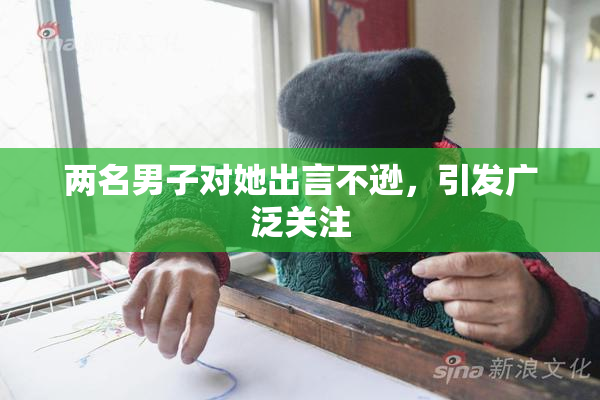 两名男子对她出言不逊，引发广泛关注