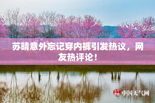 苏晴意外忘记穿内裤引发热议，网友热评论！