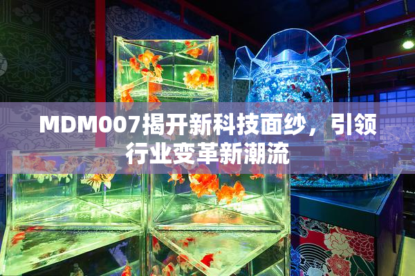 MDM007揭开新科技面纱，引领行业变革新潮流