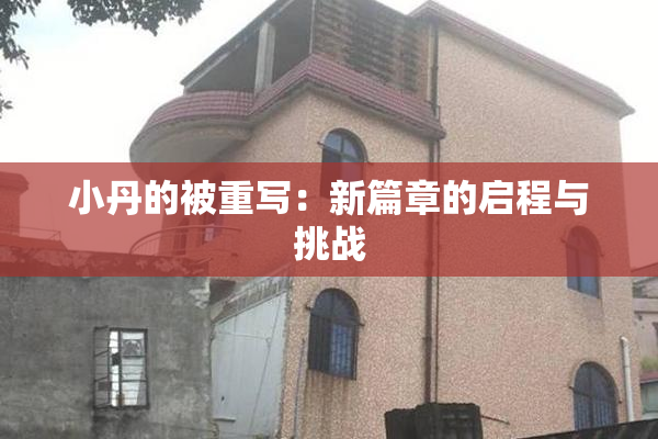 小丹的被重写：新篇章的启程与挑战