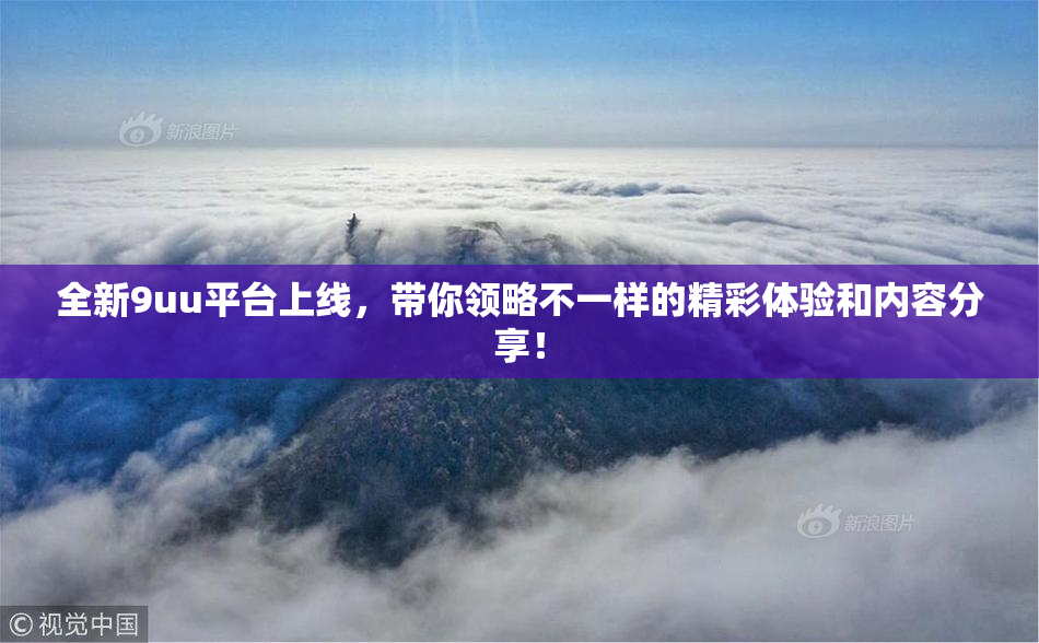 全新9uu平台上线，带你领略不一样的精彩体验和内容分享！