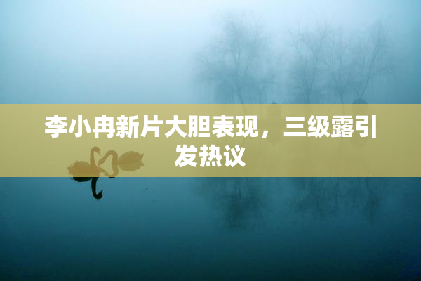 李小冉新片大胆表现，三级露引发热议