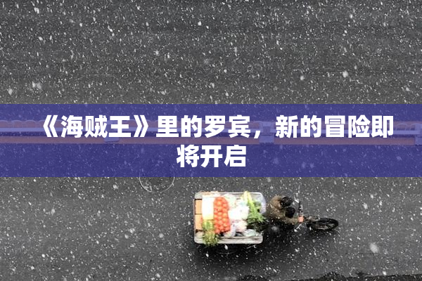 《海贼王》里的罗宾，新的冒险即将开启