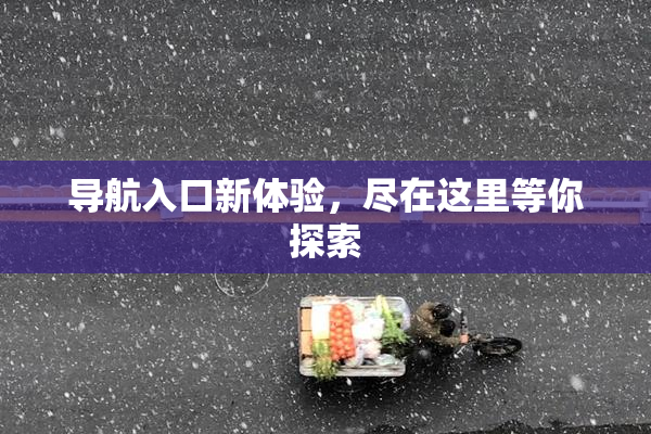 导航入口新体验，尽在这里等你探索