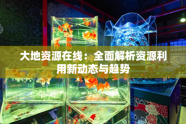 大地资源在线：全面解析资源利用新动态与趋势