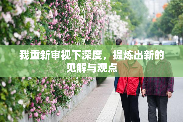 我重新审视下深度，提炼出新的见解与观点
