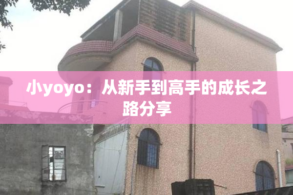 小yoyo：从新手到高手的成长之路分享