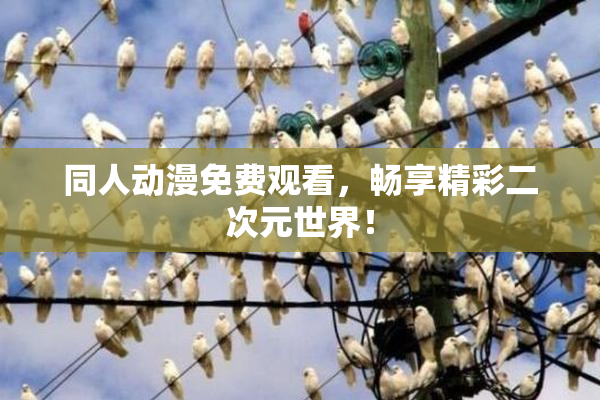 同人动漫免费观看，畅享精彩二次元世界！