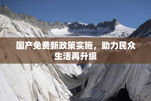 国产免费新政策实施，助力民众生活再升级