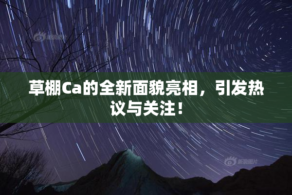 草棚Ca的全新面貌亮相，引发热议与关注！