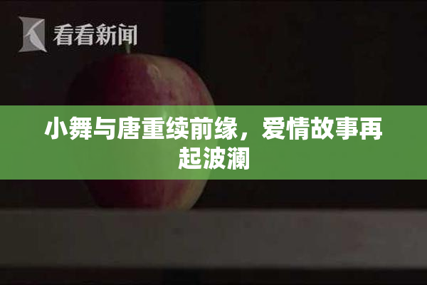小舞与唐重续前缘，爱情故事再起波澜