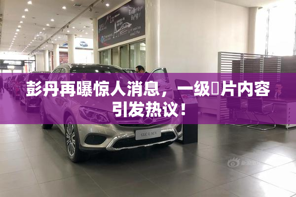 彭丹再曝惊人消息，一级婬片内容引发热议！