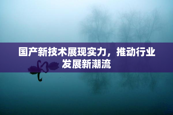 国产新技术展现实力，推动行业发展新潮流