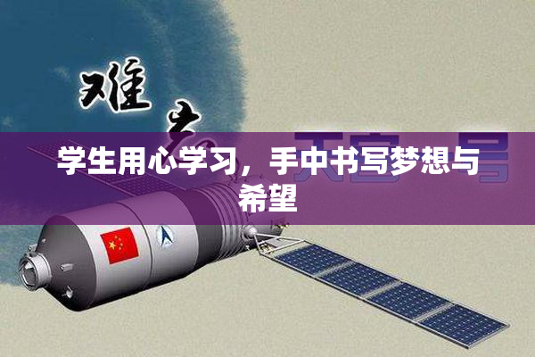 学生用心学习，手中书写梦想与希望