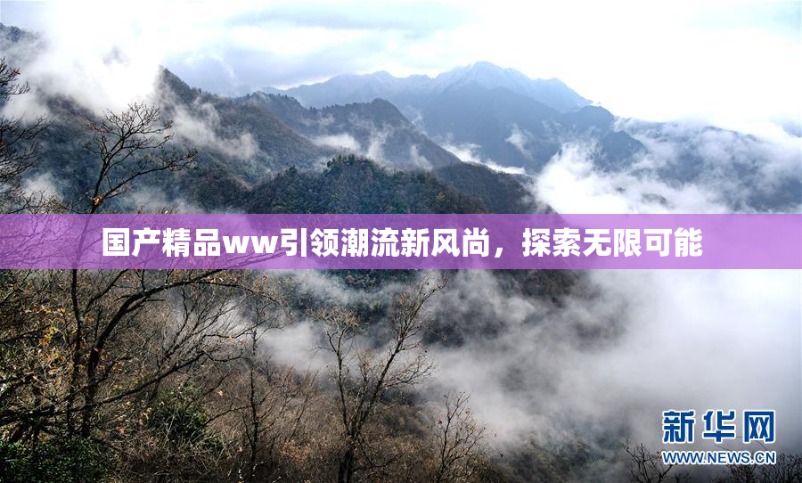 国产精品ww引领潮流新风尚，探索无限可能