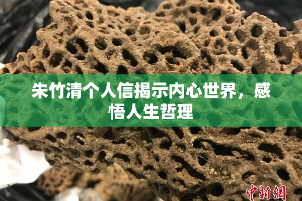 朱竹清个人信揭示内心世界，感悟人生哲理