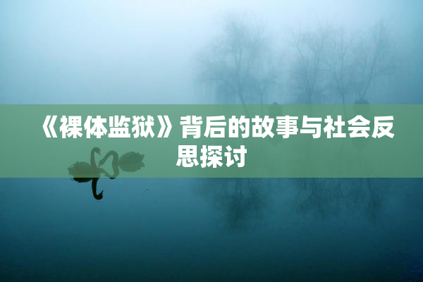 《裸体监狱》背后的故事与社会反思探讨