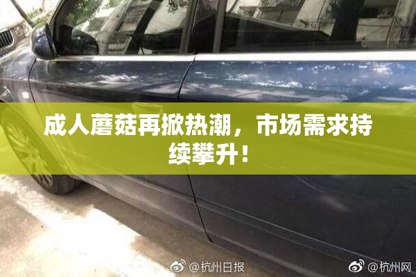 成人蘑菇再掀热潮，市场需求持续攀升！