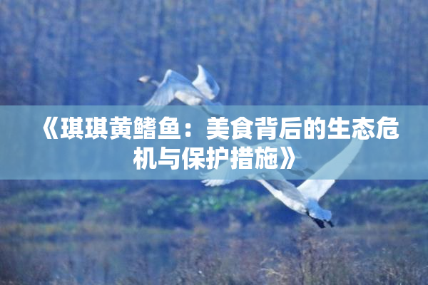 《琪琪黄鳍鱼：美食背后的生态危机与保护措施》