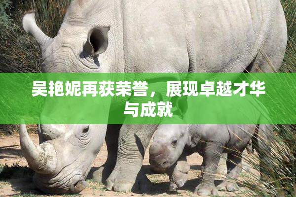 吴艳妮再获荣誉，展现卓越才华与成就