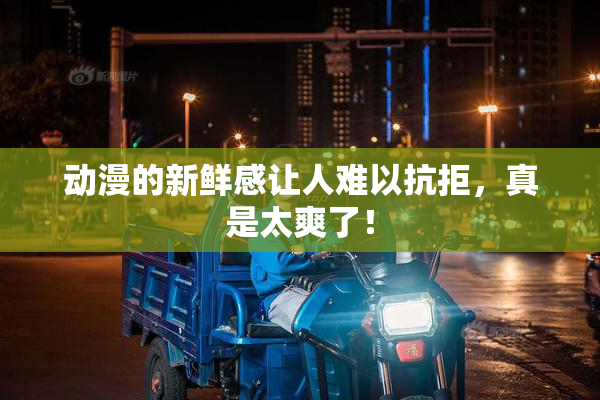 动漫的新鲜感让人难以抗拒，真是太爽了！