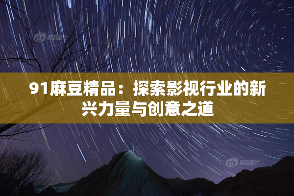 91麻豆精品：探索影视行业的新兴力量与创意之道