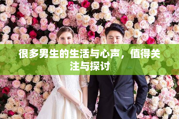 很多男生的生活与心声，值得关注与探讨