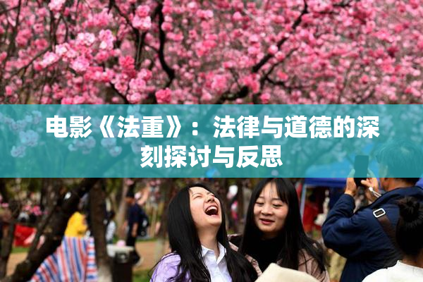 电影《法重》：法律与道德的深刻探讨与反思