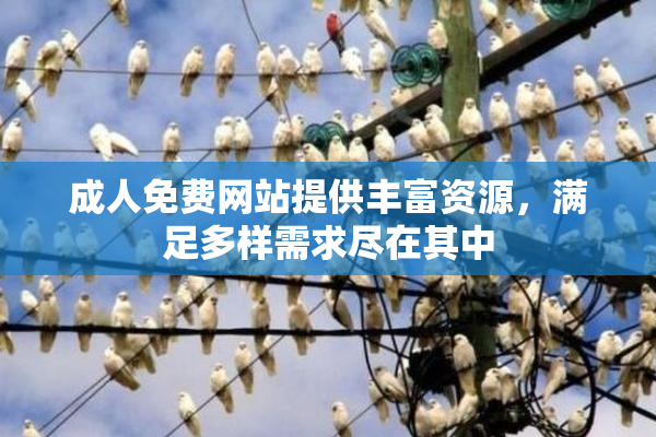 成人免费网站提供丰富资源，满足多样需求尽在其中