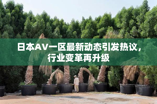 日本AV一区最新动态引发热议，行业变革再升级