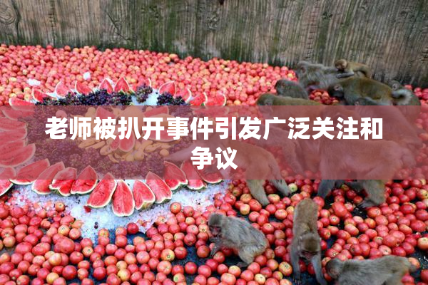 老师被扒开事件引发广泛关注和争议